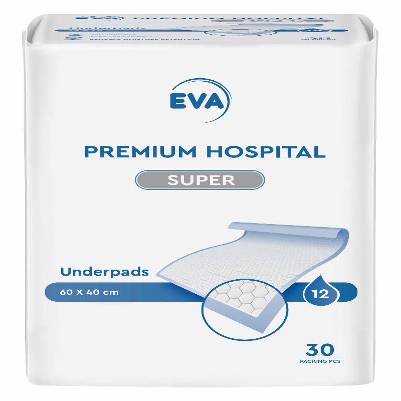 Пелюшки EVA premium hospital Super, 60x40